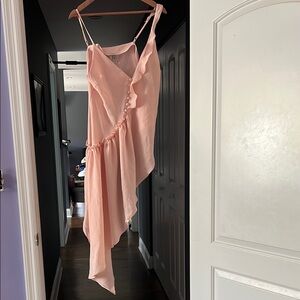 ASOS Tall Elegant Pink Asymmetrical Top 8